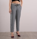 Çizgili Mom Pantalon