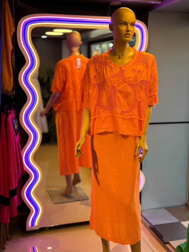 Ottoman kumaş kırmızı elbise Midi boy