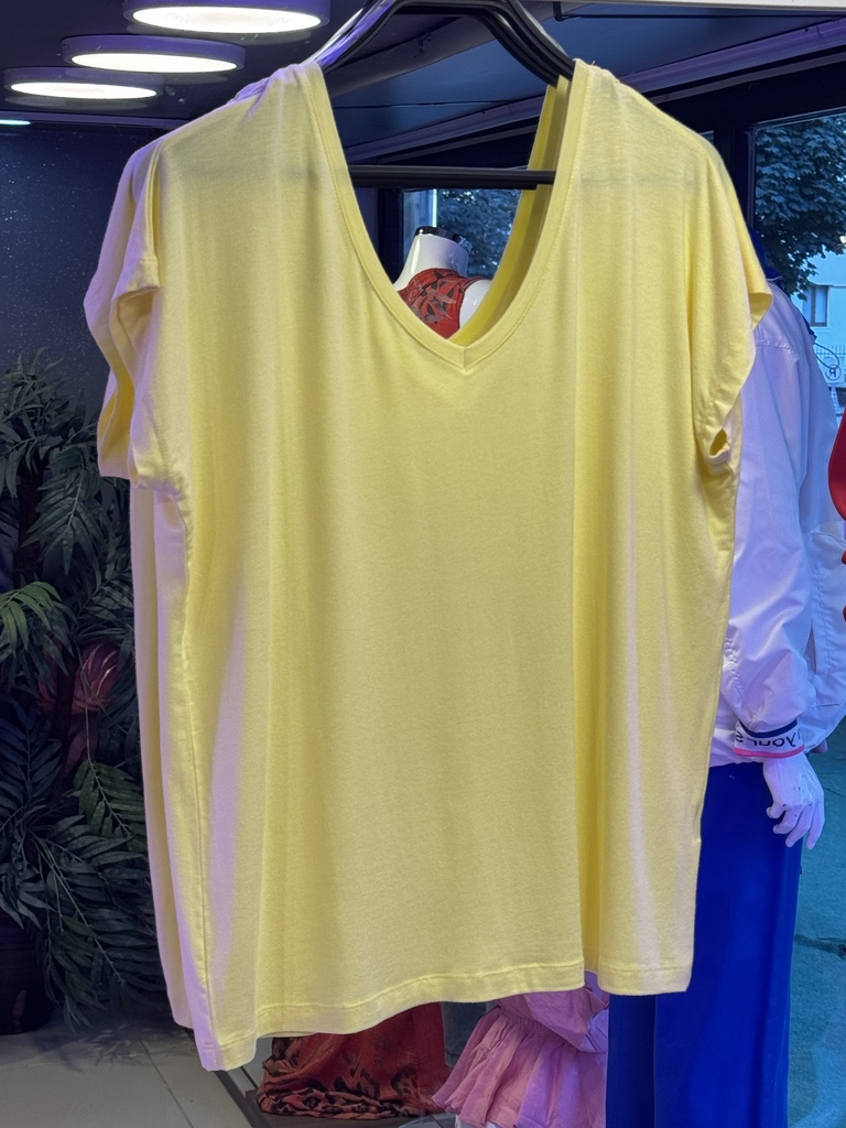 ÖN ARKA V YAKA TSHİRT