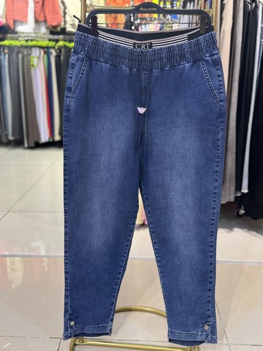 BÜYÜK BEDEN FULL LİKRALI MOM JEANS 